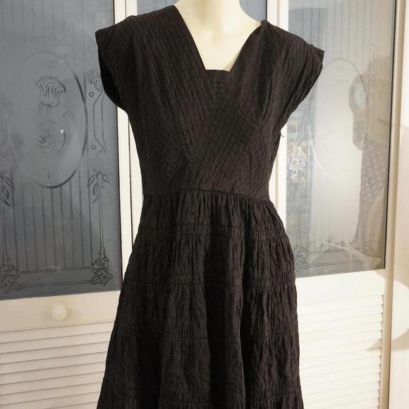 Vintage 50s Black Dress